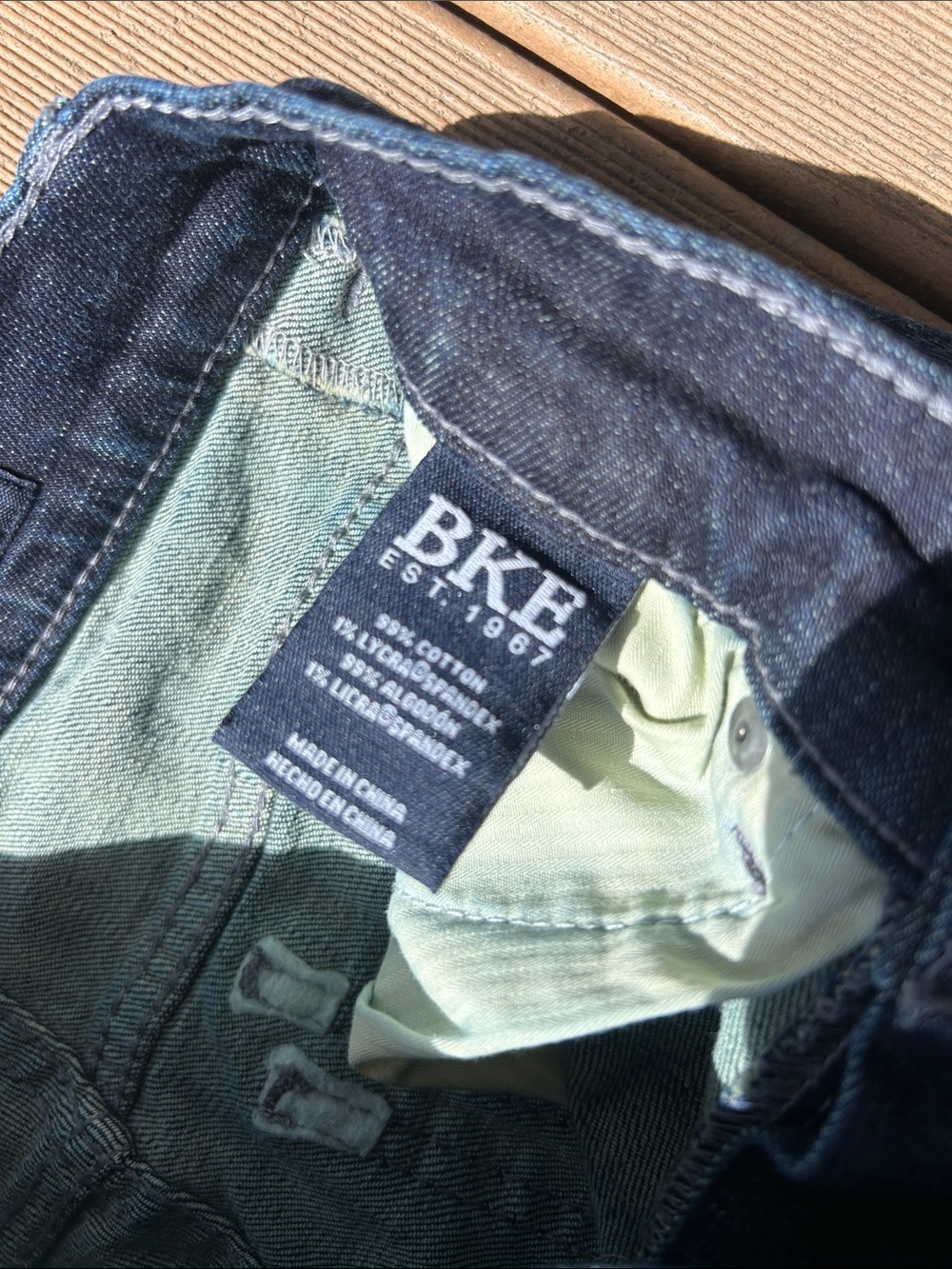 Men’s BKE Buckle Aidan Denim Dark Wash Jeans Size 26x32 - Picture 7 of 16